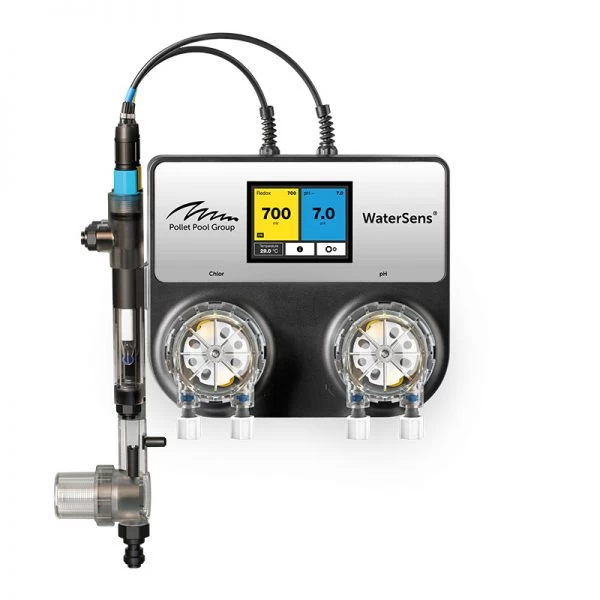 Watersens NET PH En Vrij Chloor Doseersysteem LAN WiFi 1 Watersens NET PH En Vrij Chloor Doseersysteem LAN WiFi