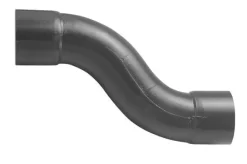 Pvc S-Bocht 50 Mm (uit Buis Vervaardigd)