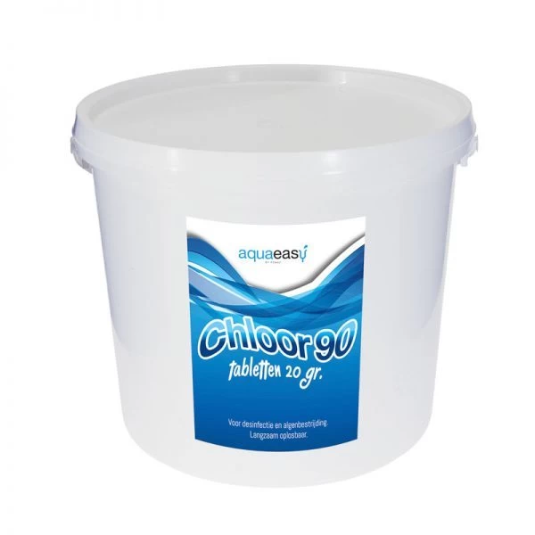 Aqua Easy Chloor 90, 20g Mini Tabletten 5 Kg 1 Aqua Easy Chloor 90, 20g Mini Tabletten 5 Kg