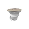 Bodemafvoer ABS 210mm 1½” – Voor Foliebaden, Beige