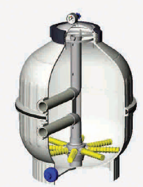 Astral Cantabric Top-mount Zandfilter 750 Incl. 6-wegklep 2 Astral Cantabric Top-mount Zandfilter 750 Incl. 6-wegklep - Afbeelding 2