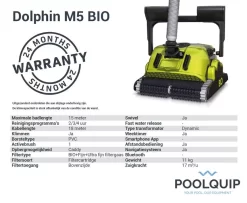 Dolphin M5 BIO Vijver Robot -Vijver Benodigdheden Verkoop Dolphin M5 Bio specs