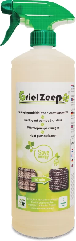 Grielzeep Warmtepomp Reiniger