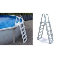 Interline Zwembad Tweezijdige Kunststof A-frame Zwembadtrap