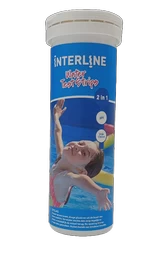 Interline Water Teststrips, 2 In 1, Lang