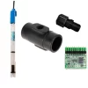 PVC Elektrode Houder 50-63mm, PH Sensor Kunststof Compleet