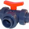 PVC Kogelkraan 3-weg 63mm T-Boring