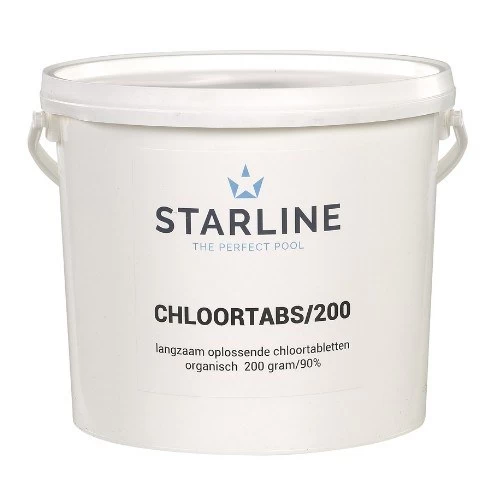 Starline Chloor 90, 200g Maxi Tabletten 5 Kg 1 Starline Chloor 90, 200g Maxi Tabletten 5 Kg