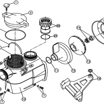 No.13 – Impeller 1,00kW (Koral Starline SL) 2 No.13 – Impeller 1,00kW (Koral Starline SL) - Afbeelding 2