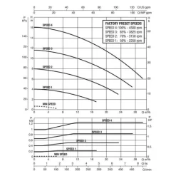 DAB E-Swim 150 M Zwembadpomp -Vijver Benodigdheden Verkoop pompgrafiekDABeswim