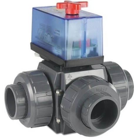 3-Weg Kogelkraan 50 Mm Met Servomotor 240V 2 3-Weg Kogelkraan 50 Mm Met Servomotor 240V - Afbeelding 2