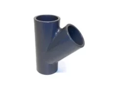 PVC T-stuk 45° 63 Mm